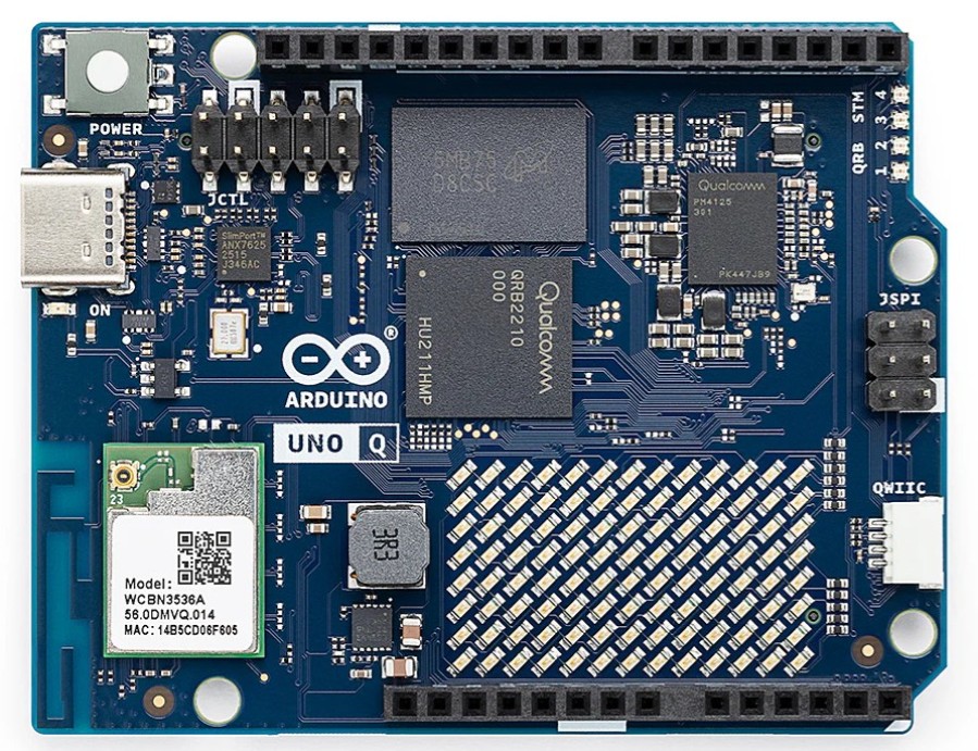 Arduino UNO Q - Microcontroller board based on the Qualcomm Dragonwing QRB2210 - ABX00162