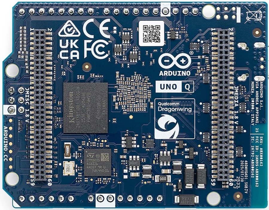 Arduino UNO Q - Microcontroller board based on the Qualcomm Dragonwing QRB2210 - ABX00162