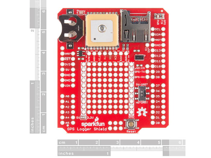 Sparkfun - Arduino GPS Logger SHIELD SPARKFUN - GPS-10710