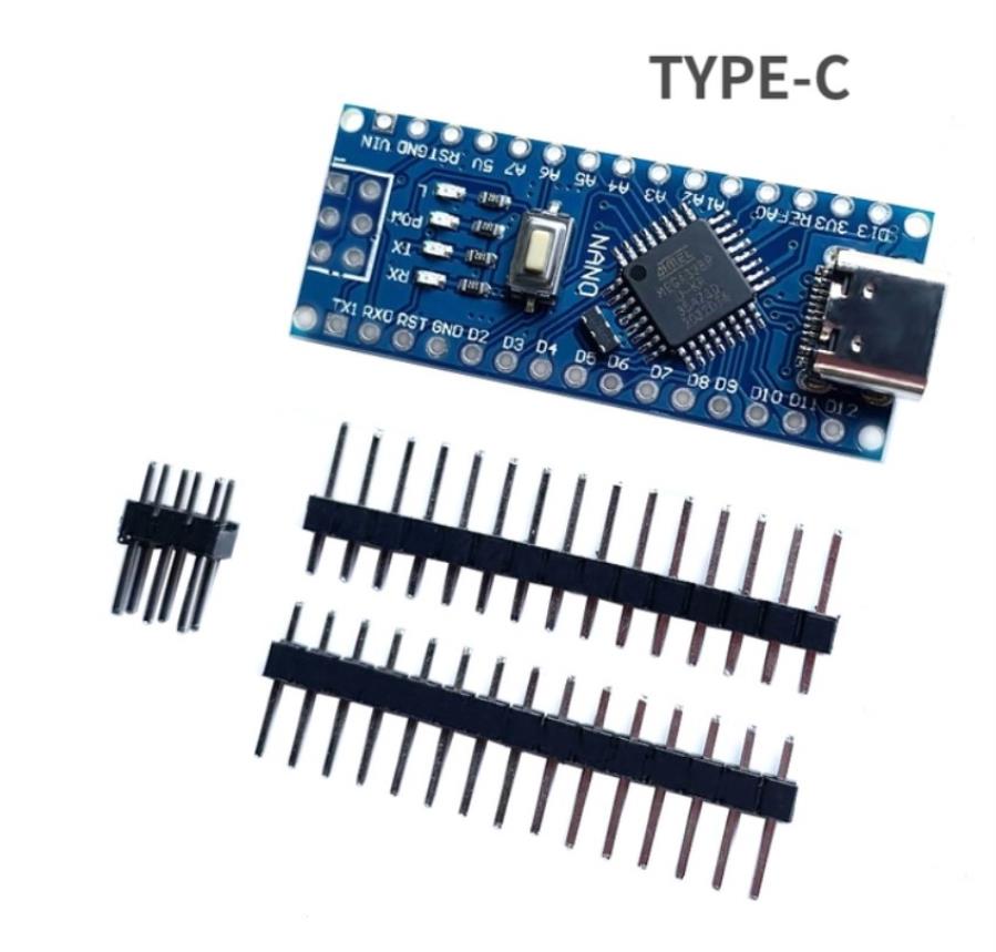 Module Arduino Nano V3.0 USB-C SANS SOUDURE ATMEGA328P