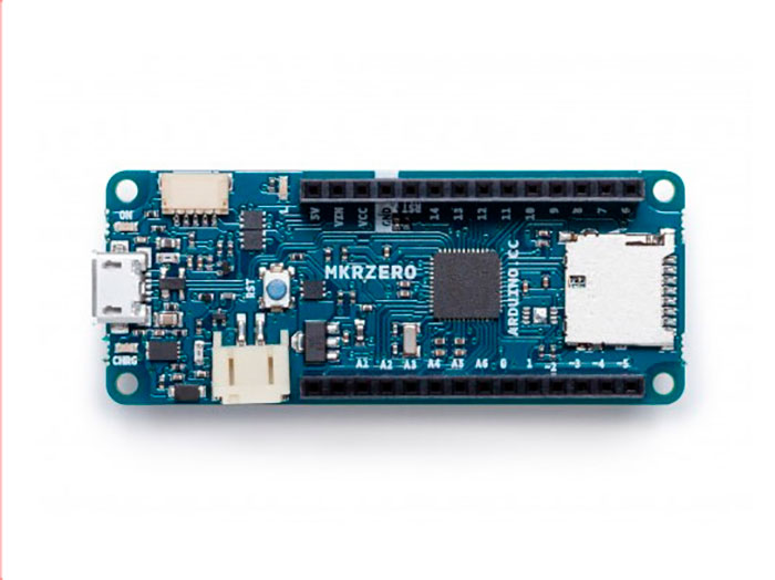 Arduino MKR ZERO - Original Board with Atmel SAMD21 for IoT - Bus I2S and SD - 5 V - 32,768 Khz - 48 Mhz - ABX00012