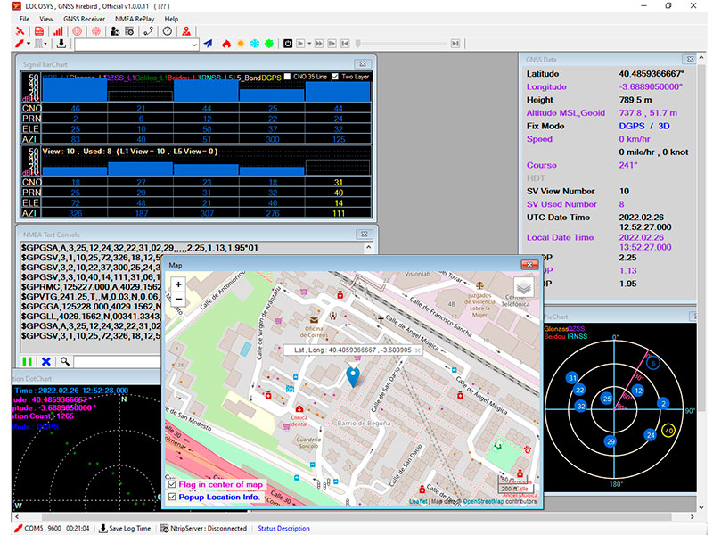 LOCOSYS MC-1612 EVK - GNSS Evaluation Kit