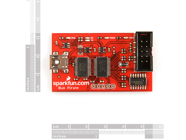 Sparkfun Bus Pirate v3.6a - Connection Module between a PC and any Embedded Device - TOL-12942