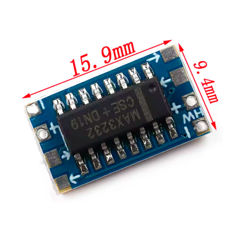 Mini Conversor RS232 para TTL - MAX232