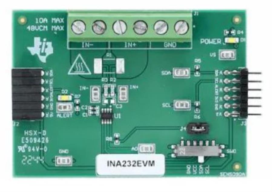 Texas Instruments INA232EVM - Tarjeta de evaluación gestión de energía