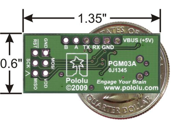 Pololu PGM03A - Programador USB AVR - 1300