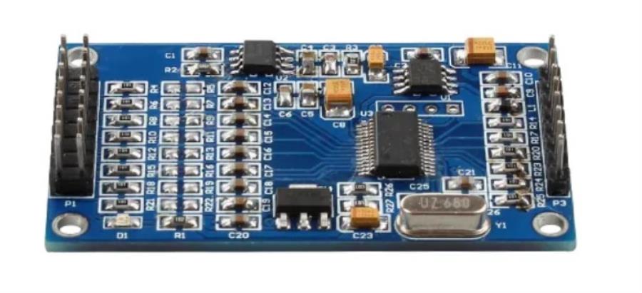 LC Technology ADS1256 - Module ADS1256 ADC AD Haute Précision - 24-Bit 8 Canaux - Acquisition de Données