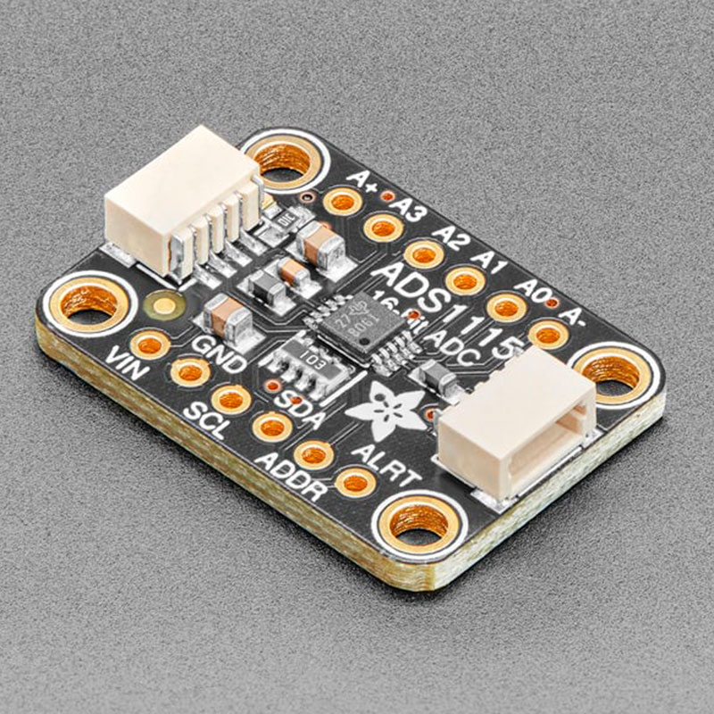 Adafruit ADS1115 16-Bit ADC - ADC - 4 canales con PGA - STEMMA QT / Qwiic - 1085