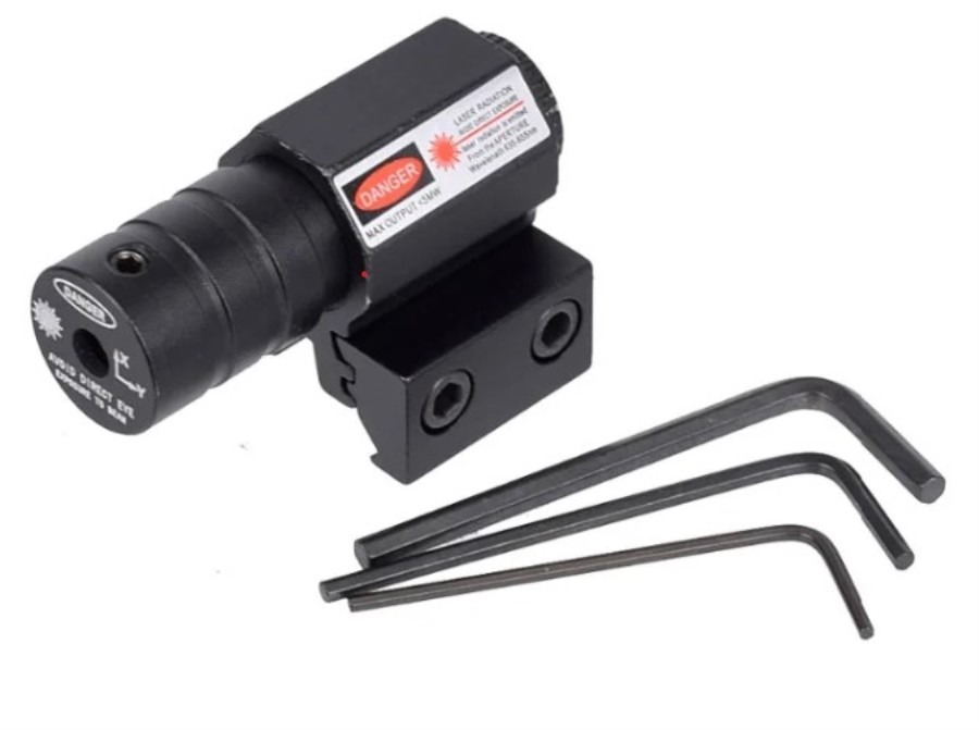 Viseur laser pour montage sur jouets de chasse avec interrupteur - Vert - <1 mW