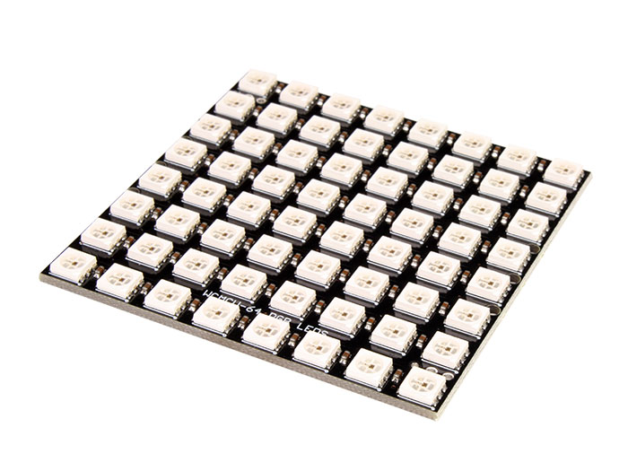 8 x 8 LED Matrix Display Module - 64 x WS2812 5050 RGB - 1487