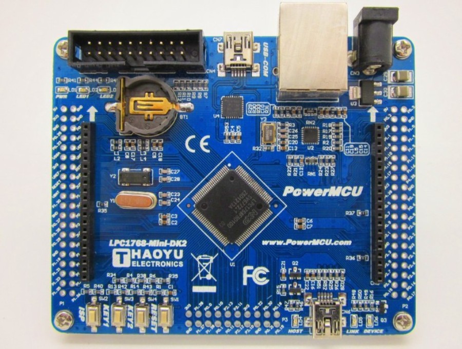 HAOYU LPC1768 Mini-DK2 - Módulo de desarrollo LPC1768 - LPC1768 Mini-DK2 + HY28a