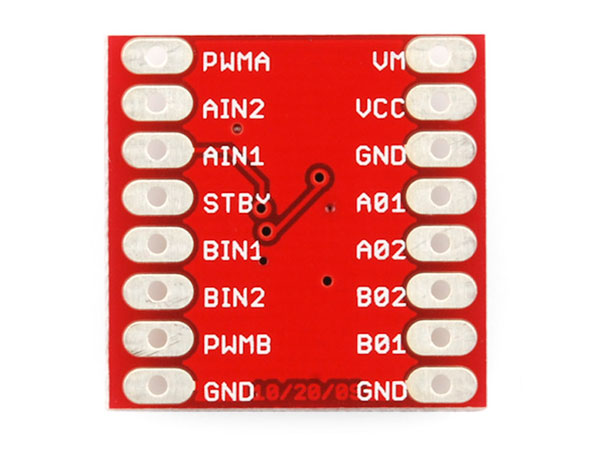 Sparkfun TB6612FNG - Contrôleur 2 Moteurs Continu - 1,2 A - ROB-14451