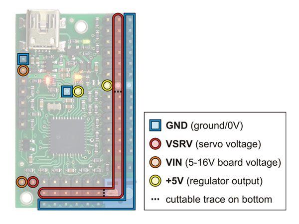 Pololu micro MAESTRO - Controlador Servo Motores USB de 18 Canales - Versión Ensamblada