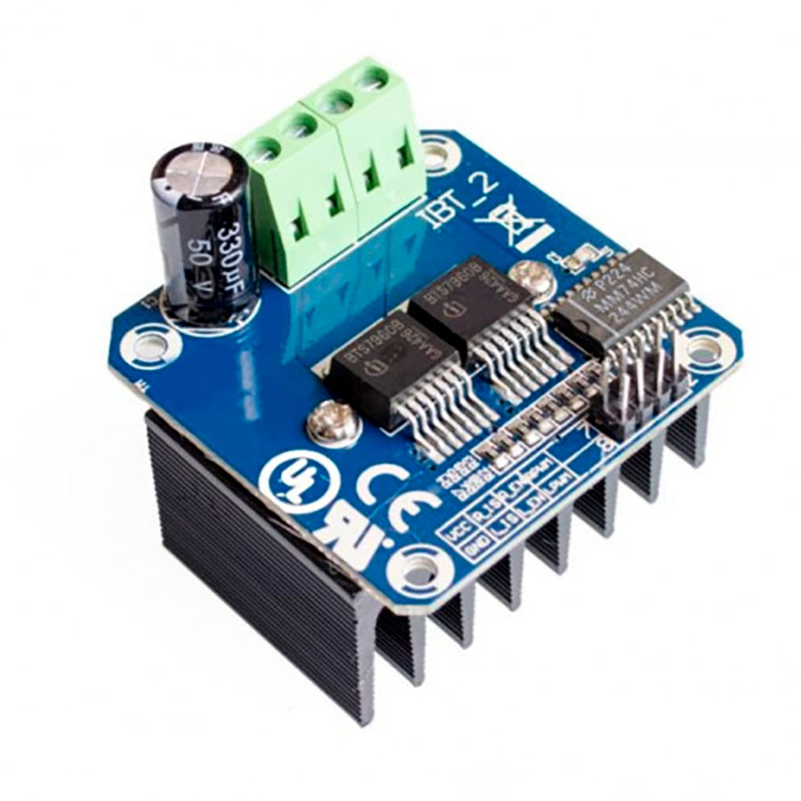 BTS7960 - 43A - Driver de moteur BTS7960 : Contrôlez des moteurs haute puissance facilement