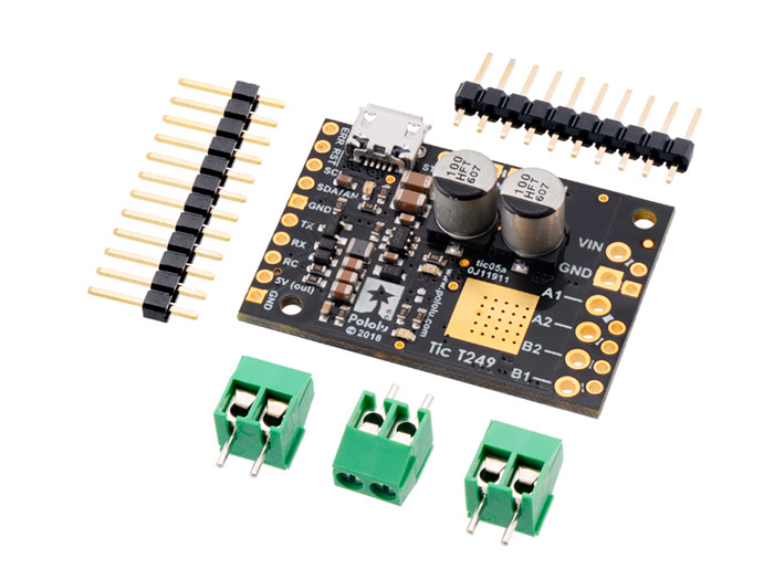 Pololu Tic T249 USB - Multi-Interface Stepper Motor Controller - 3139