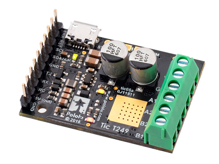 Pololu Tic T249 USB - Multi-Interface Stepper Motor Controller - 3139