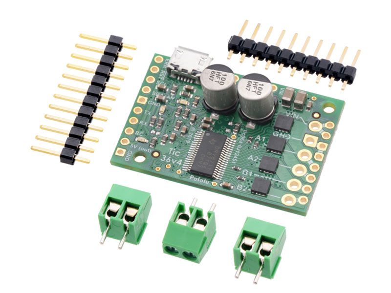 Pololu Tic T249 USB - Contrôleur de Moteur Pas à Pas Multi-entrées - Tic 36v4 - 3141