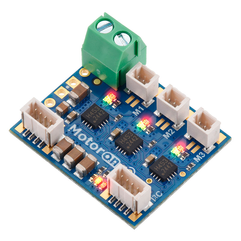 Pololu Motoron M3T453 Triple I²C Motor Controller - Pilote pour 3 micromoteurs DC avec contrôle par bus I²C - 5082