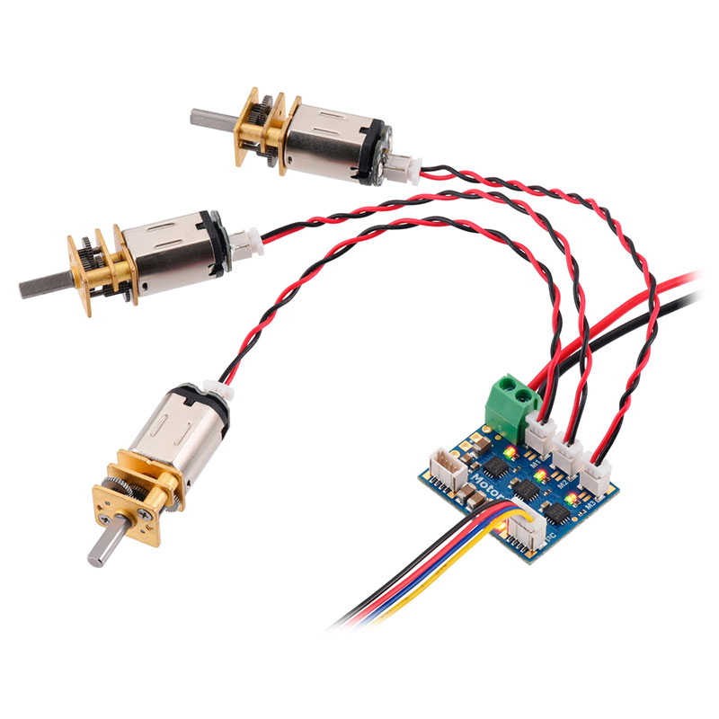 Pololu Motoron M3T453 Triple I²C Motor Controller - Driver para 3 micromotores DC com controlo por barramento I²C - 5082