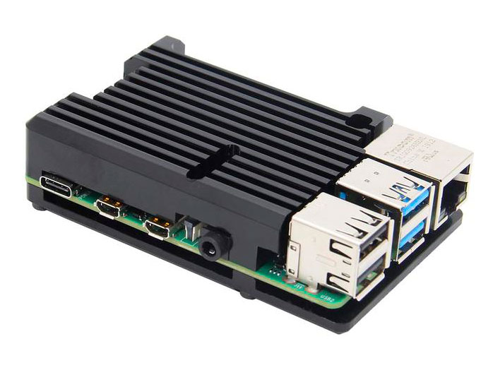 Avec un kit 3/ en 1/ dadaptateur compatible avec Raspberry Pi Zero W mat Coque avec dissipateur de chaleur pour Raspberry Pi Zero