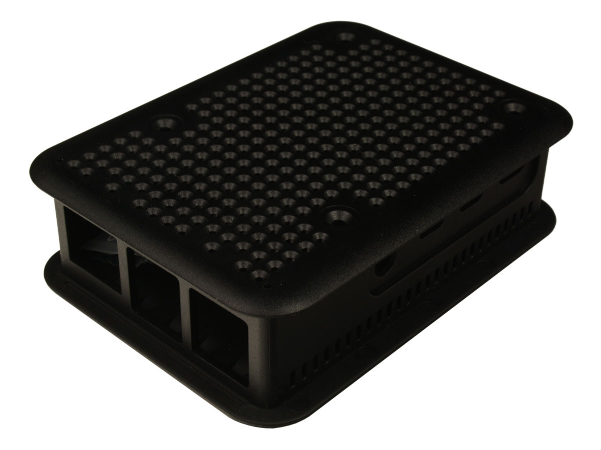 Teko - Boîtier Raspberry Pi 4 Modèle B - ABS - Noir - TEK-BERRY4.9