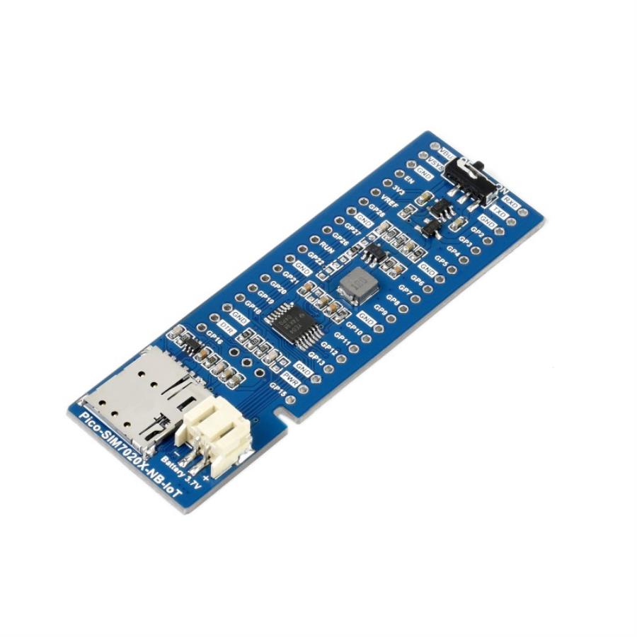 Waveshare Pico-SIM7020E-NB-IoT SIM7020E - Module NB-IoT pour Raspberry Pi Pico - Zones : Asie, Europe, Afrique et Australie - 19622