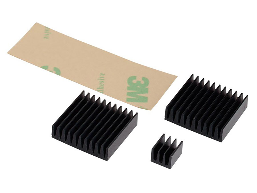 Teko RPI-COOLKIT.9 - Kit 3 dissipateurs thermiques Raspberry PI