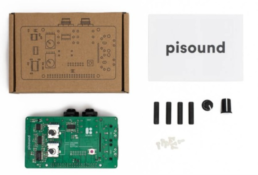 Bolkas Pisound+Pisound Case - Sound card and MIDI interface for Raspberry Pi - Includes enclosure