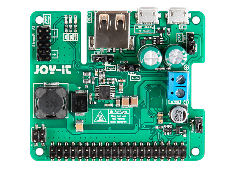 jOY-it STROMPI 3 - Raspberry Strompi 3 Module - RB-StromPI3
