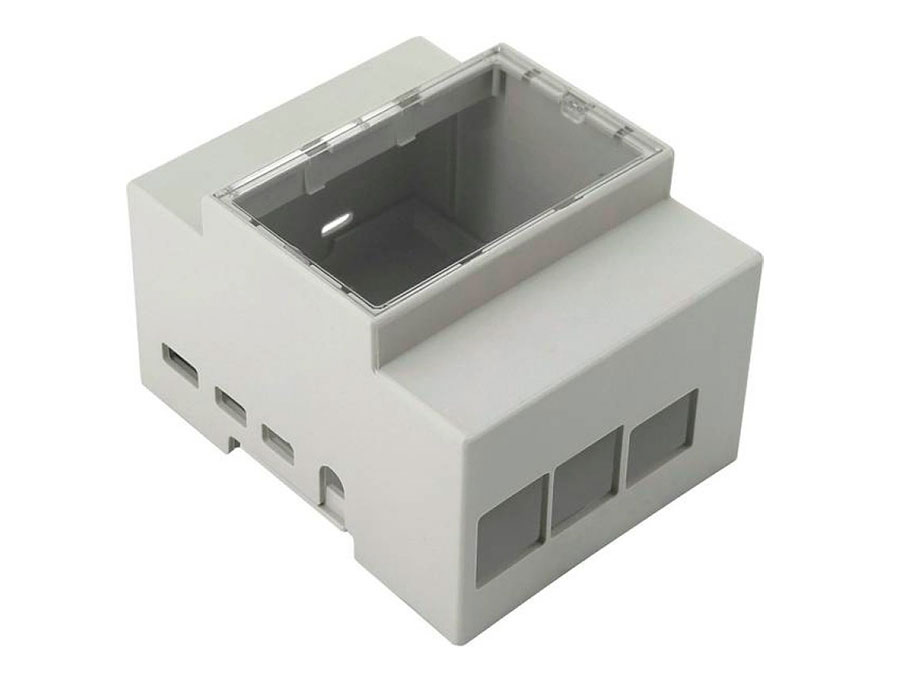 jOY-it - Caja de Plástico Carril Din para Raspberry Pi 4 - RB-CaseP4+07