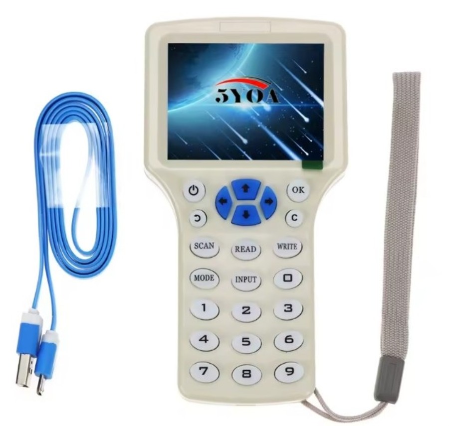 5YOA IDICW01 - 125 KHz to 13,56 MHz RFID Card Reader, Writer and Duplicator