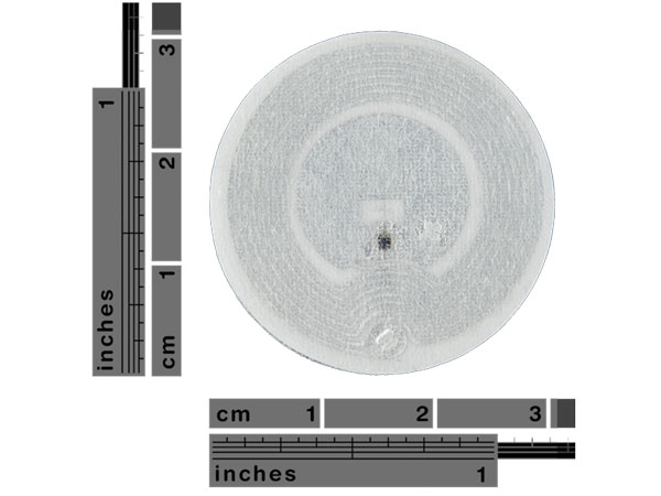 13.56 Mhz RFID Circular and Adhesive Encapsulated Proximity ID Card Token - SEN-11319