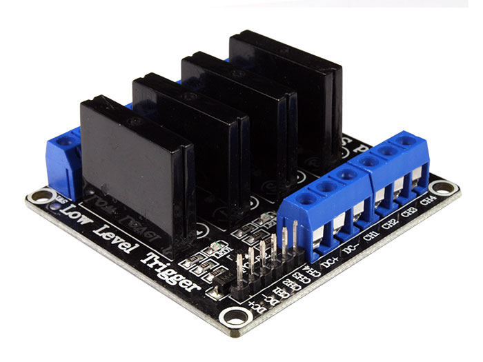 240 V - 2 A - 4 Channel Opto Isolated Solid State Relay Board - G3MB-202P