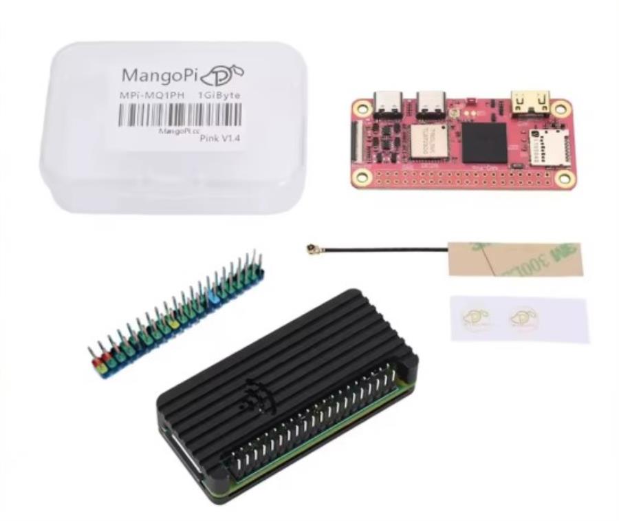 MangoPi MQ Pro 1 Gb + Accesorios - Module de développement RISC-V Linux basé sur Allwinner D1 1.0 GHz - 1 Go + Accessoires