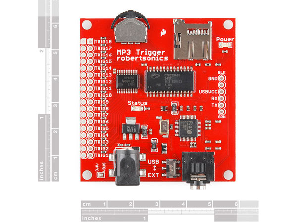 Sparkfun MP3 Trigger - MP3 Audio Module - WIG-13720