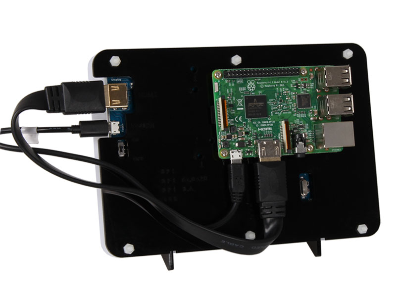 jOY-it 7&quot DISPLAY-CASE - Box for mounting 7 ”TFT screen - RB-LCD-7-2Case