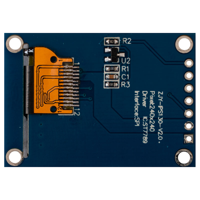jOY-it 1.3-Inch HD IPS TFT LCD - Écran TFT 1,3” HD IPS 240x240 pixels - sbc-lcd01