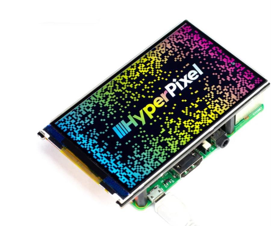 PIMORONI PIM369 - Écran HyperPixel 4.0 multi-touch pour Raspberry-PI