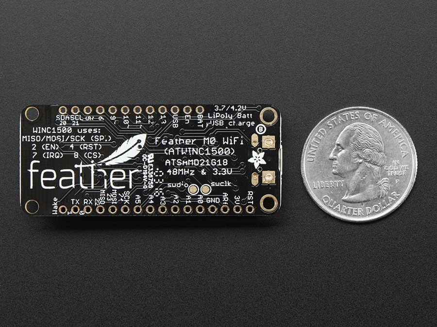 Adafruit Feather - M0 WiFi - ATSAMD21 + ATWINC1500 - 3010