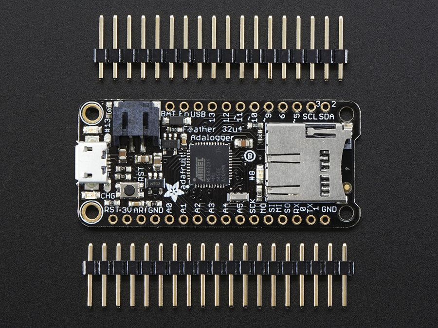 Adafruit Feather - 32u4 Adalogger - 2795