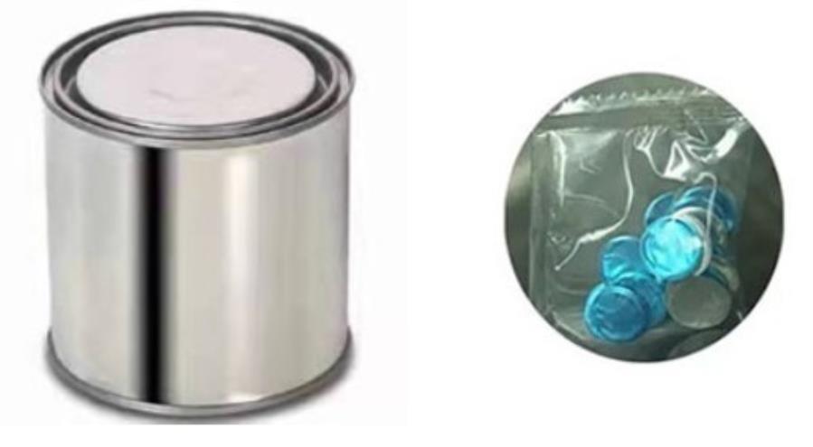 AOT Sodium Metal Chips - Lata de discos de metal de sodio - Ø 15.6 mm x 0.45 mm - 400 Unidades
