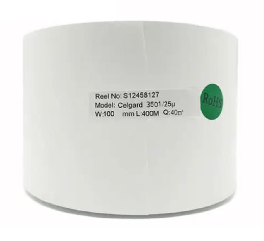 Celgard 3501 - Separador de membrana microporosa monocapa para baterías de iones de litio 25 µm x 60 mm x 20 mL