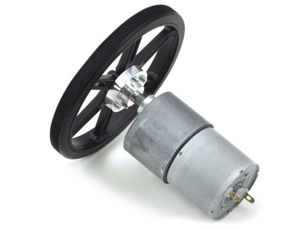 Moteur 37 x 57 mm 12 Vcc - 100 rpm - 100 :1 - 1106