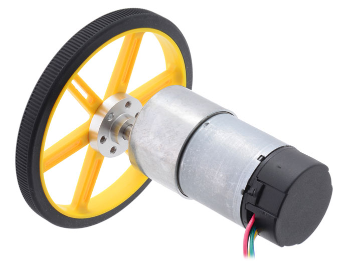 Pololu - Moteur 37 x 57 mm 12 Vcc - 200 rpm - Encodeur 64 CPR - 50:1 - 1444