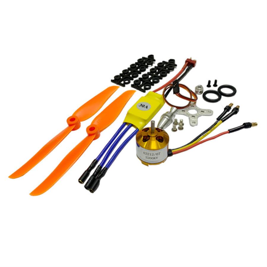 RC 2200KV - Moteur Haute Puissance 5 Vdc 2200KV - Brushless + Accessoires d'Hélice pour RC Plane Quadcopter  - 108990010