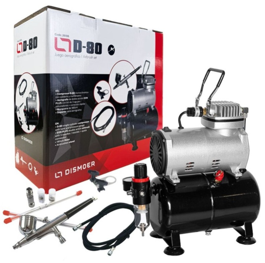 DISMOER D-80 - compressor de Aerógrafo