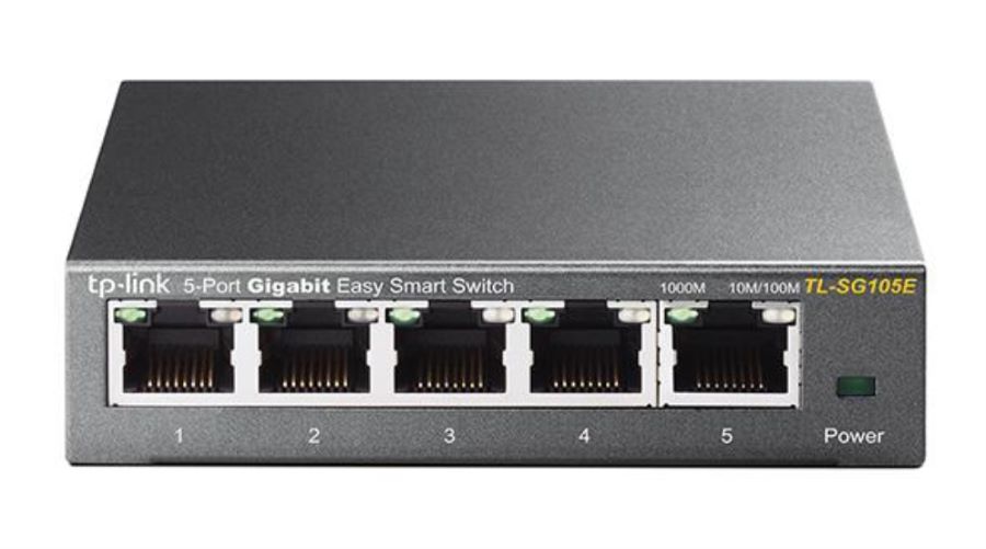 TP-Link TL-SG105E - Switch Administrable 5 Ports - L2 - 10/100/1000 Mbps