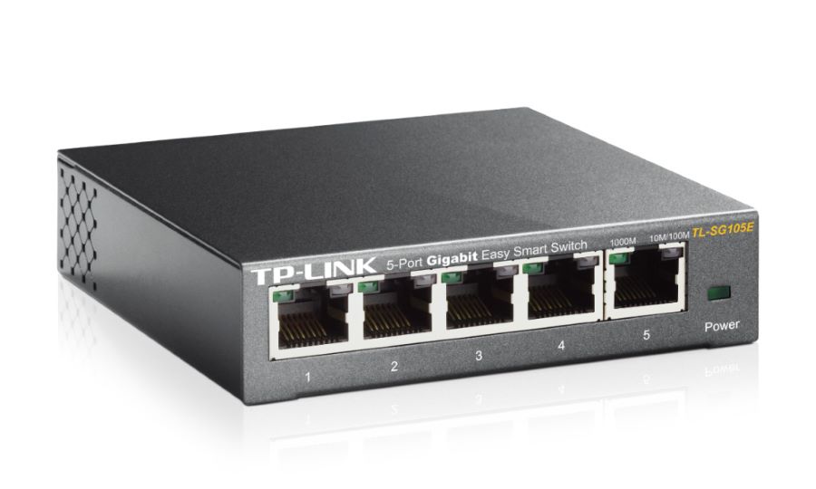 TP-Link TL-SG105E - 5 Managed Port Switch - L2 - 10/100/1000 Mbps