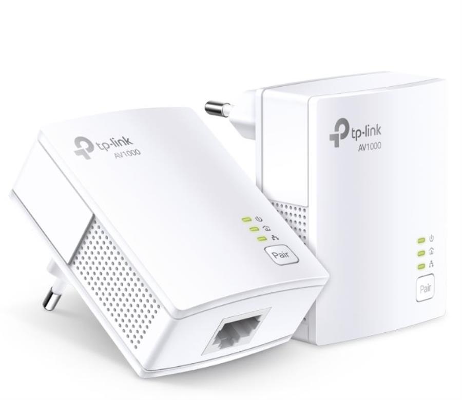 TPLink Powerline Adapter AV1000 KIT 1000MBPS TLPA7017 KIT