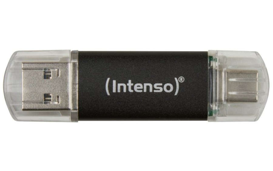 Intenso Twist Line USB 3.2 A+C 128Gb - Clé USB OTG - 3.2 Gen 1x1 USB-C et USB-A - 70 MB/s - 128GB - 3539491